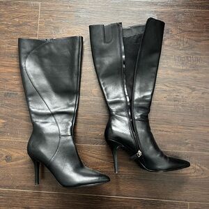 Nine West Leather Knee-High Boots